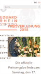 Mobile Screenshot of eduard-rhein-stiftung.de